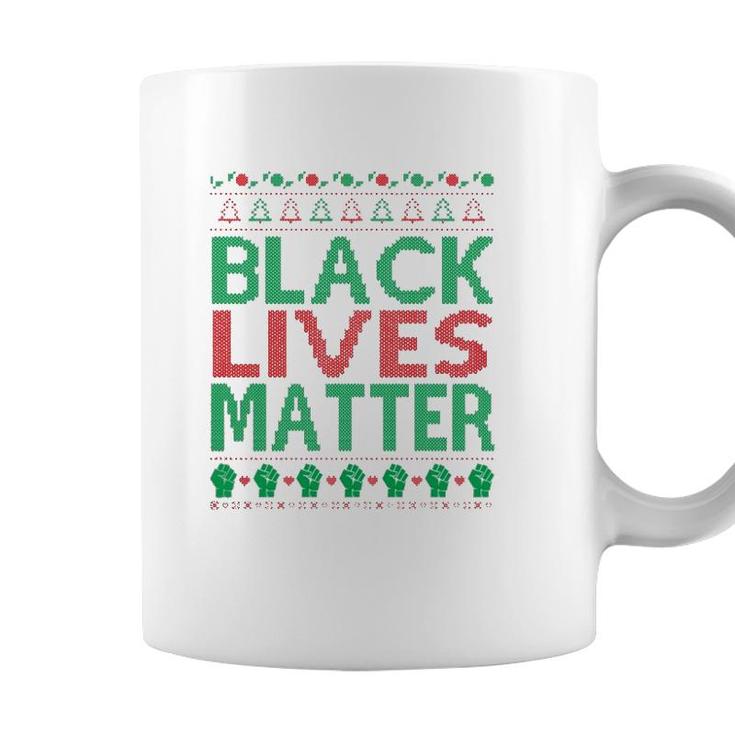 Black Lives Matter Ugly Christmas Gift Coffee Mug