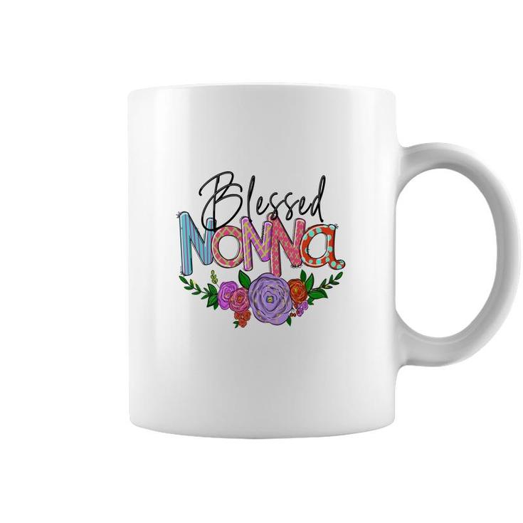 Blessed Nonna Flower Grandma From Daughter With Love New Coffee Mug
