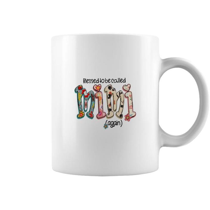 Blessed To Be Called Mimi Again Gift For Grandma New Coffee Mug