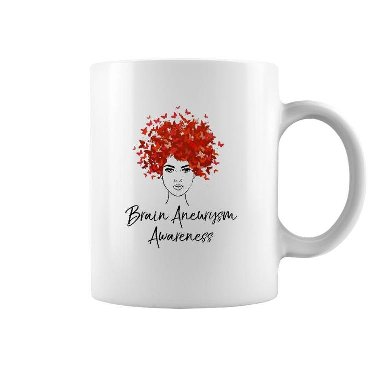 Brain Aneurysm Awareness Butterflies Gift Coffee Mug