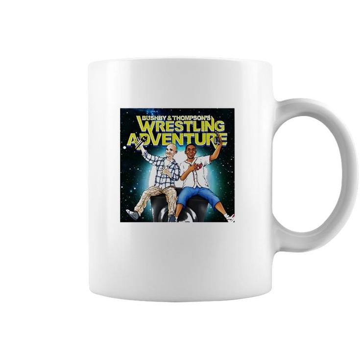 Bushby And Thompsons Wrestling Adventure Coffee Mug