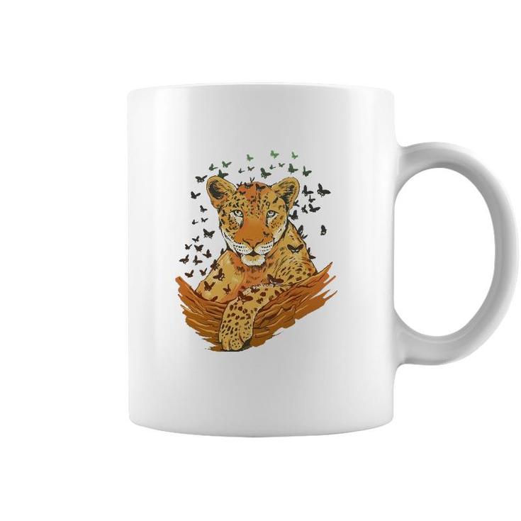 Butterfly Animals Creative Men Gift Leopard Coffee Mug