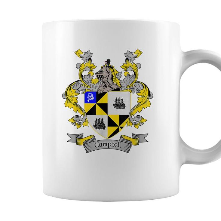 Campbell Coat Of Arms | Campbell Surname Family Crest  Coffee Mug