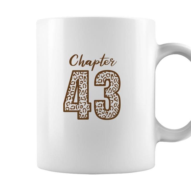 Chapter 43 Orange Leopard 43Th Birthday 1979 Coffee Mug