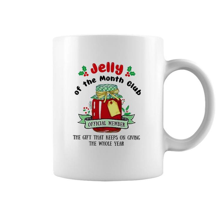 Christmas Jelly Of The Month Club Official Member Coffee Mug