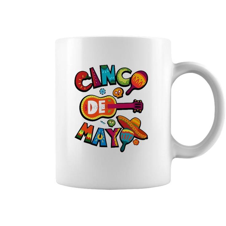 Cinco De Mayo Men Women Kids Mexican Fiesta 5 De Mayo Coffee Mug