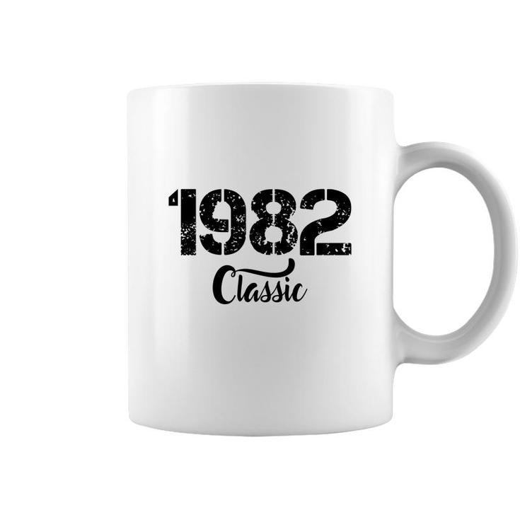Classic 1982 40Th Birthday 1982 Vintage Black Coffee Mug