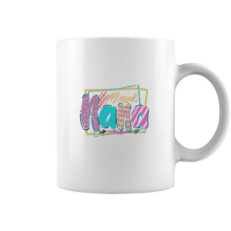 Colorful Blessed Nana Design For Grandma New Coffee Mug