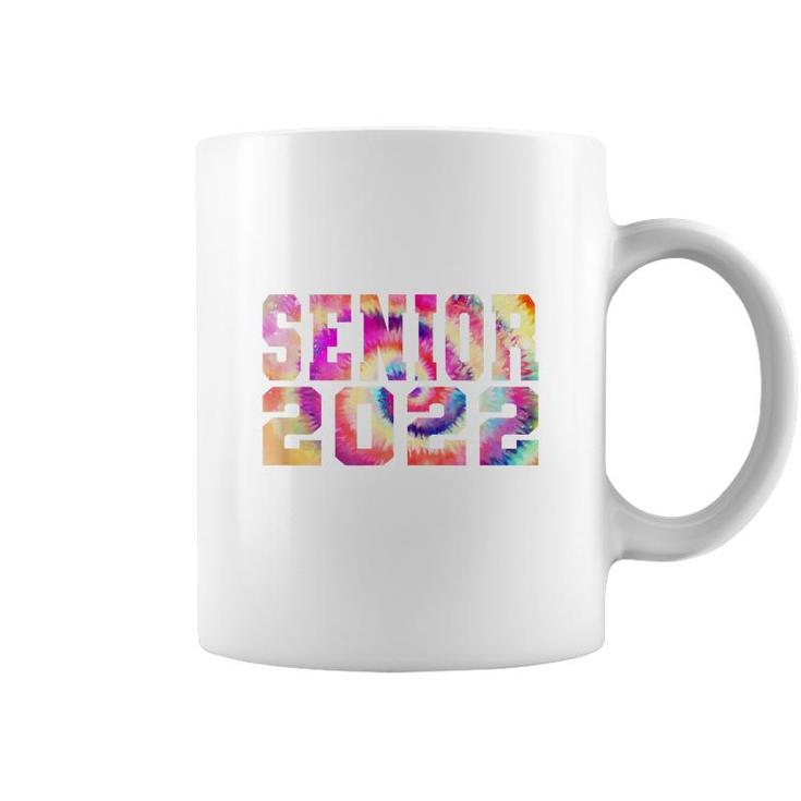 Cool Senior 2022 Tie Dye Art  Coffee Mug
