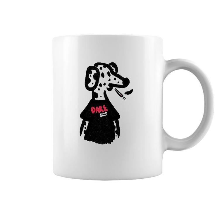 Dare Dog Bad Dogs Club Smoking Dalmatian Dog Coffee Mug