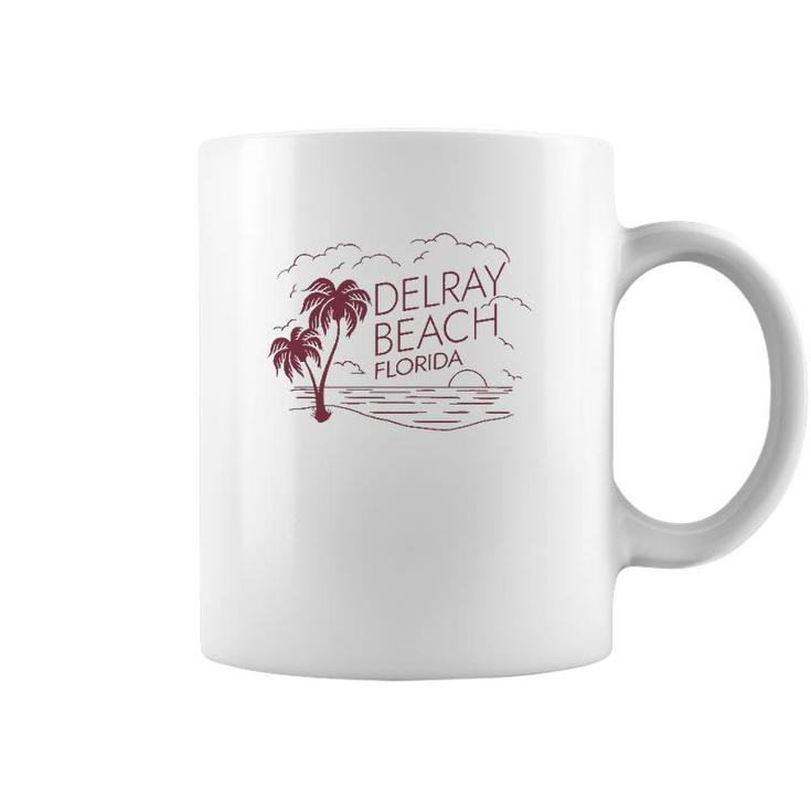 Delray Beach Florida Usa Vacation Souvenir Coffee Mug