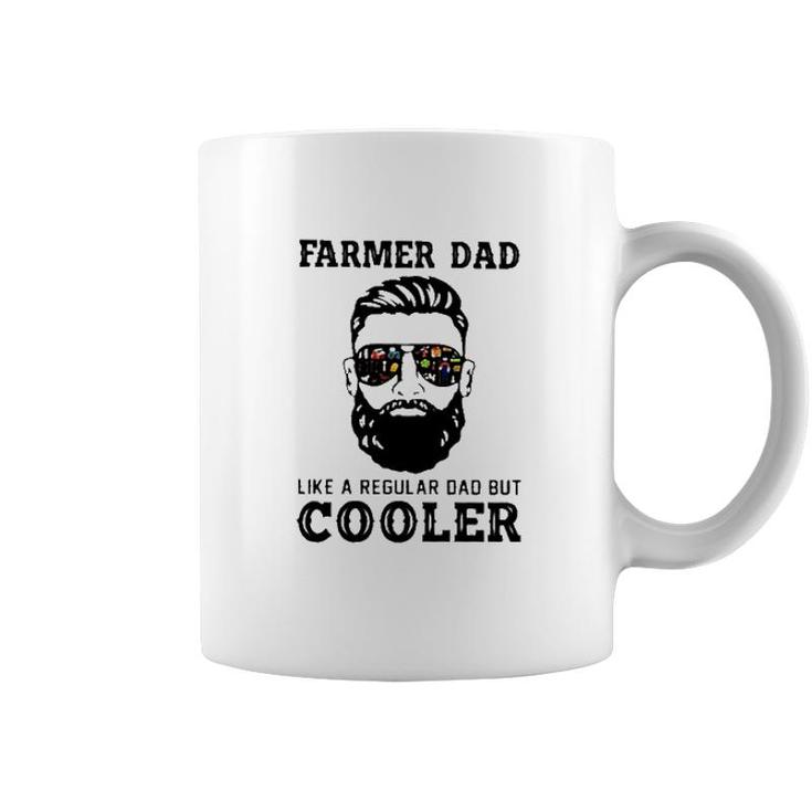 Farmer Dad Like A Regular Dad But Cooler 2022 Trend Coffee Mug
