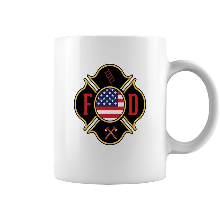 Fd For Life Firefighter Proud Job Coffee Mug