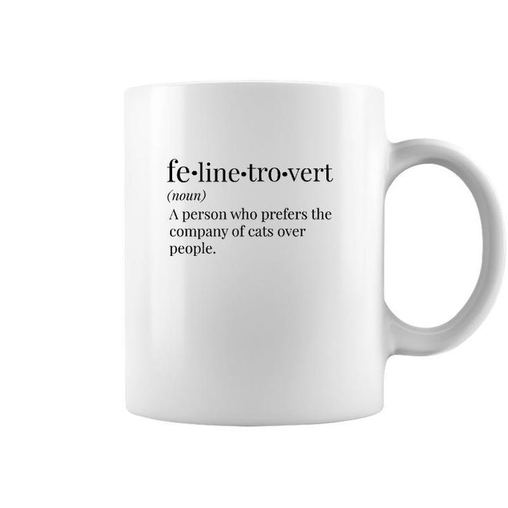 Felinetrover For Cat Lovers Pet Owners & Introverts Coffee Mug