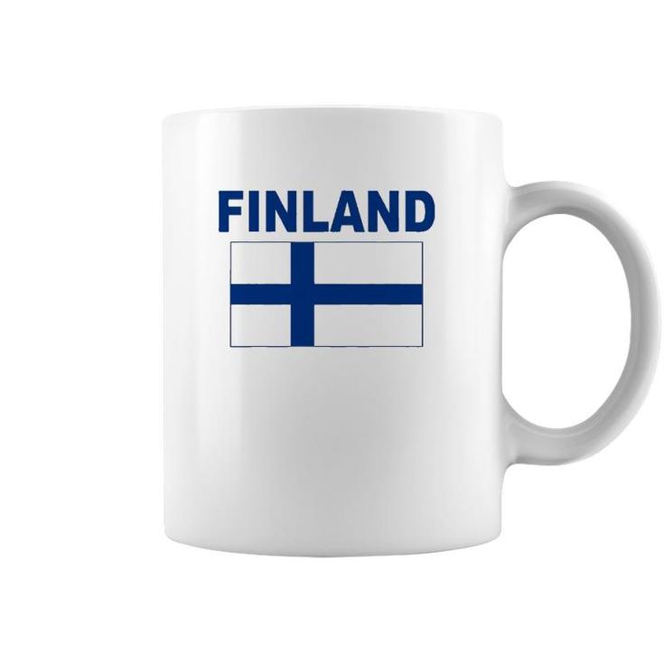 Finland Flag Cool Finnish Suomi Flags Gift Top Tee Coffee Mug