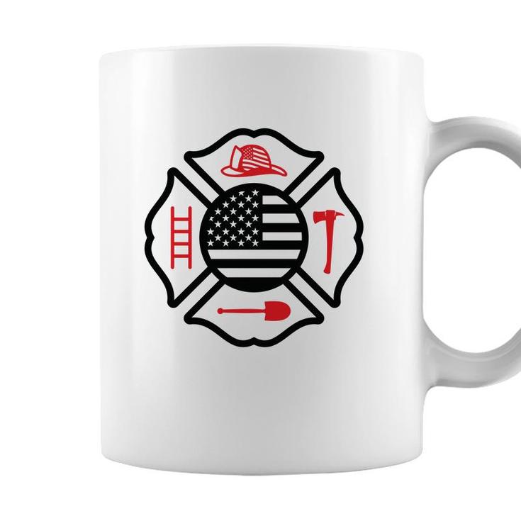 Firefighter Usa Flag Good Gift For Firefighter Coffee Mug