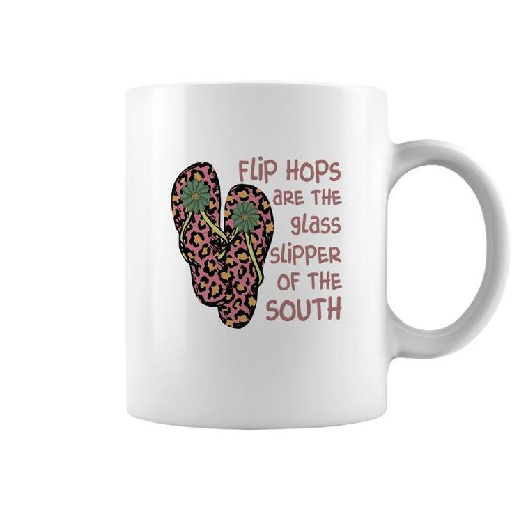 Flip Hops Are The Glass Supper Of The South Retro Beach Coffee Mug