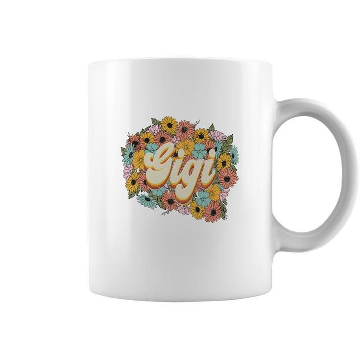 Florals Retro Gigi Flower Vintage Mothers Day Coffee Mug
