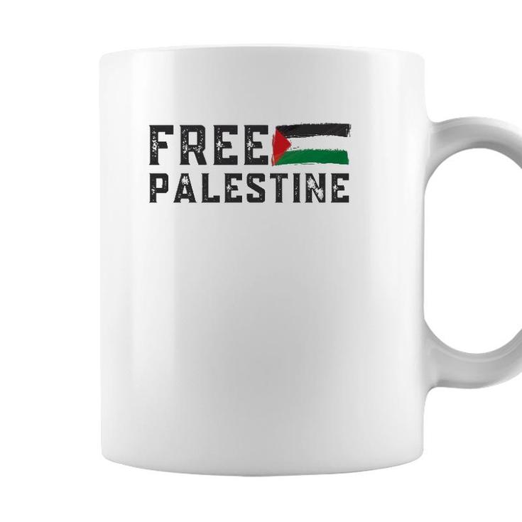 Free Palestine Flag Arabic Gaza Coffee Mug