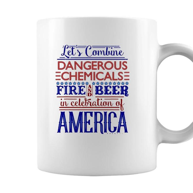 Funny 4Th Of July Independence Day Beer Fireworks Lt Coffee Mug
