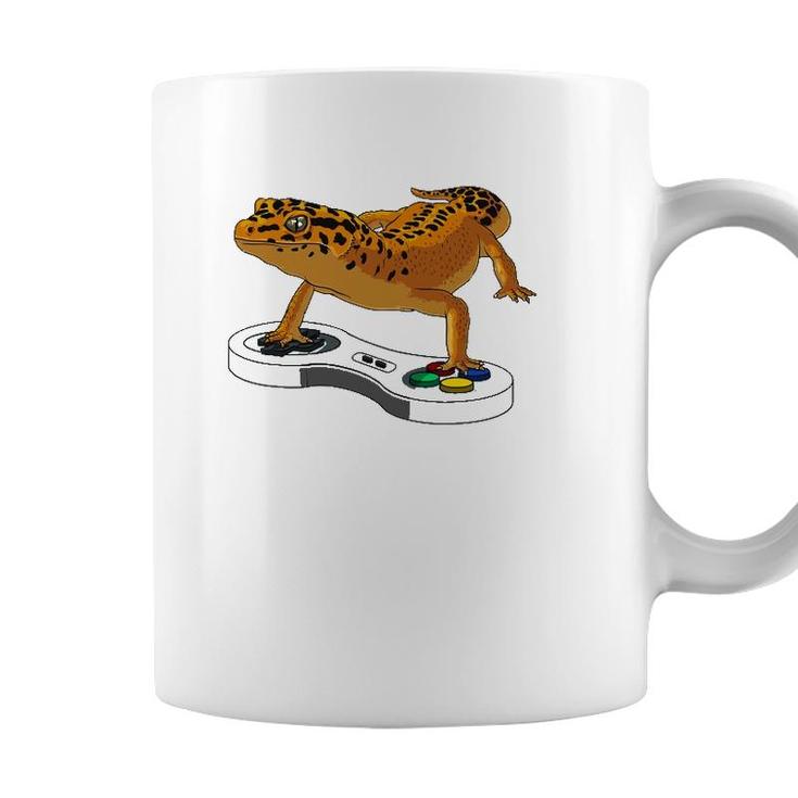 Funny Leopard Gecko Bearded Dragon Gift Kids Cool Gamers Coffee Mug