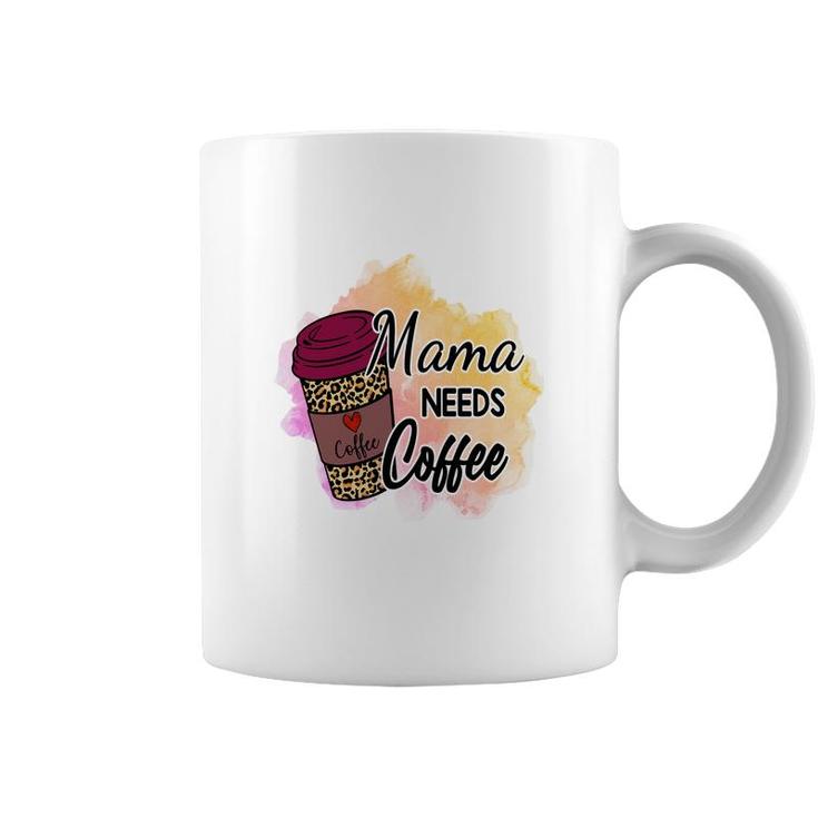 Funny Mama Needs Coffee Vintage Mothers Day Coffee Mug