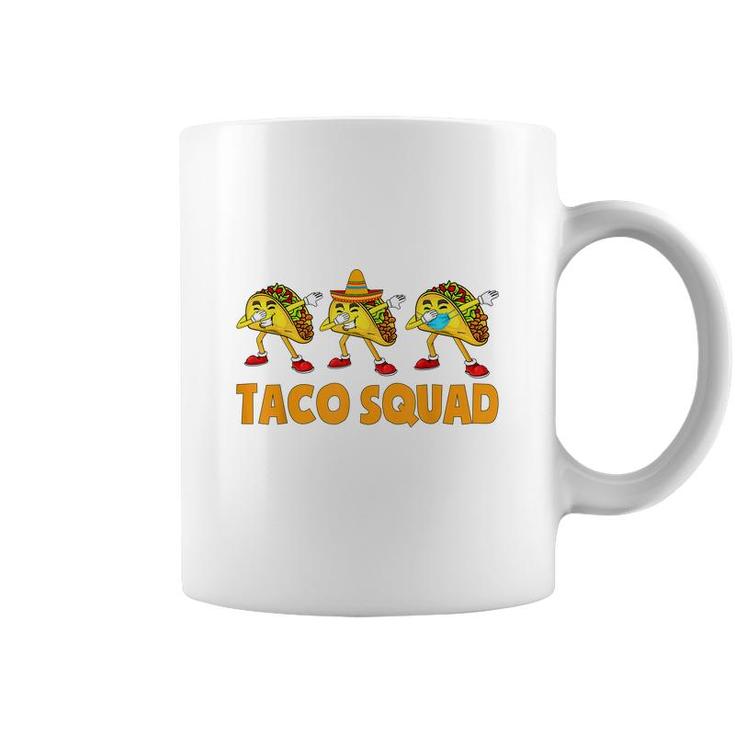 Funny Taco Squad  Cute Mexican Food Tacos Lover Kids  Coffee Mug