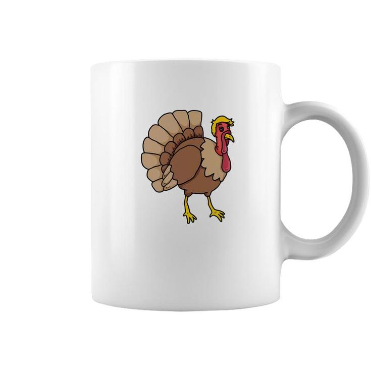 Funny Trumpkey Thanksgiving Turkey Trump Men Women 2 Coffee Mug