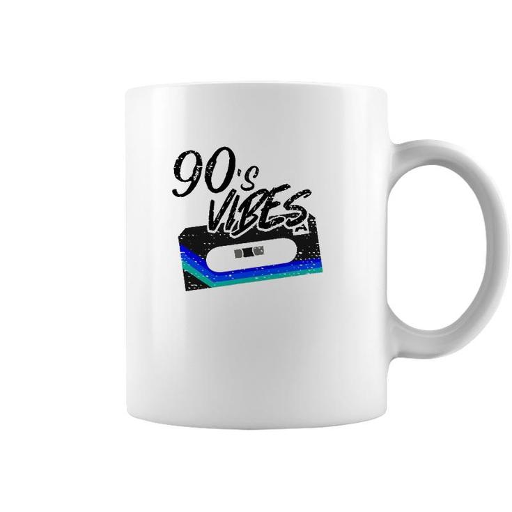 Funny Vintage 90S Vibe Party Compact Cassette Tape Stereo Coffee Mug