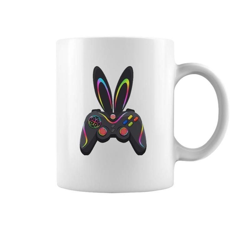 Gaming Controller With Bunny Ears Funny Easter Video Game Coffee Mug