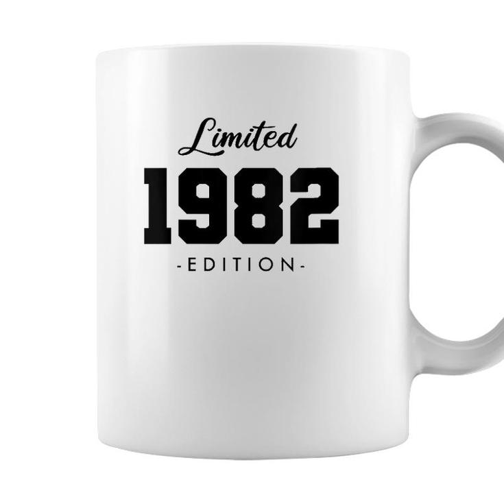 Gift For 40 Years Old 1982 Limited Edition 40Th Birthday Coffee Mug