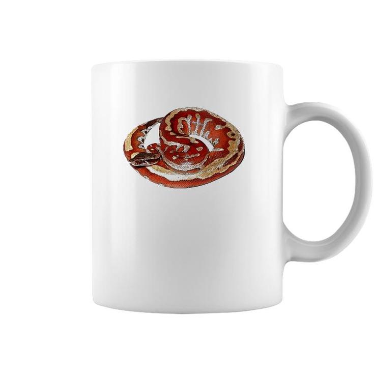 Gorgeous Snake Herpetologist Gift Red Blood Python Coffee Mug
