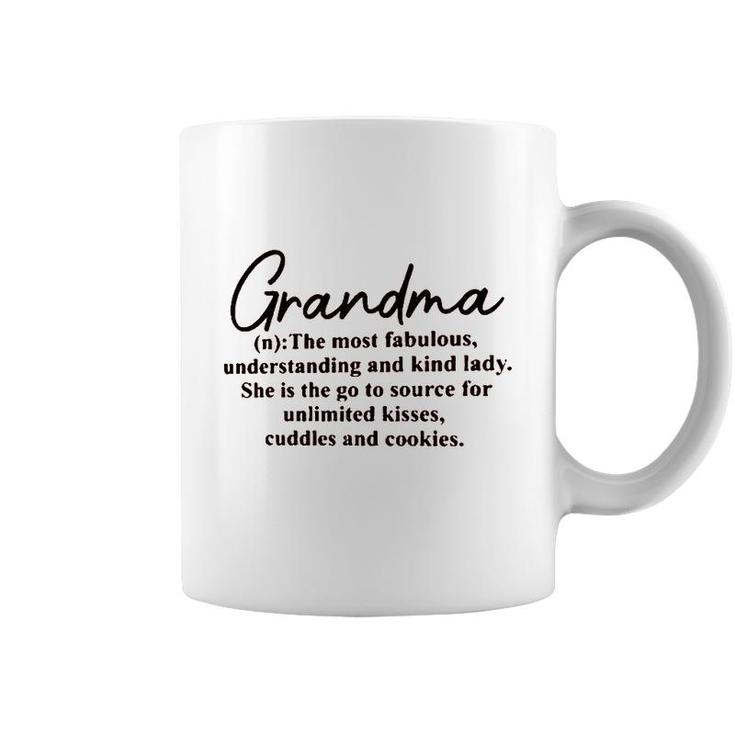 Grandma Definition Unlimited Kisses Cuddles And Cookies Coffee Mug