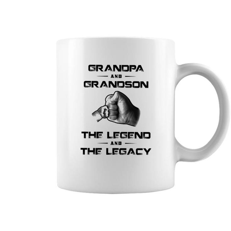 Grandpa And Grandson The Legend And The Legacy Coffee Mug