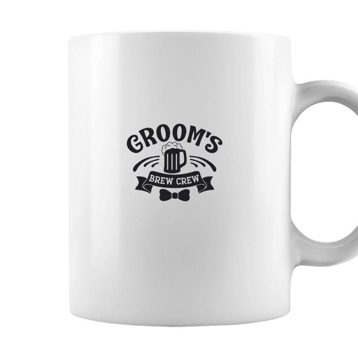 Grooms Brew Crew Groom Bachelor Party Great Coffee Mug