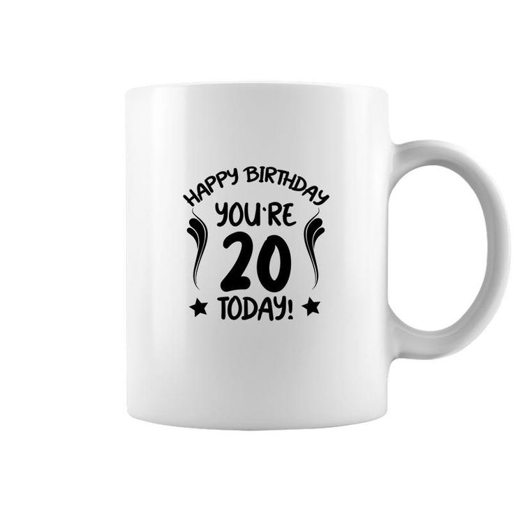 Happy 20Th Birthday You Are Twenty Years Old Since 2002 Coffee Mug