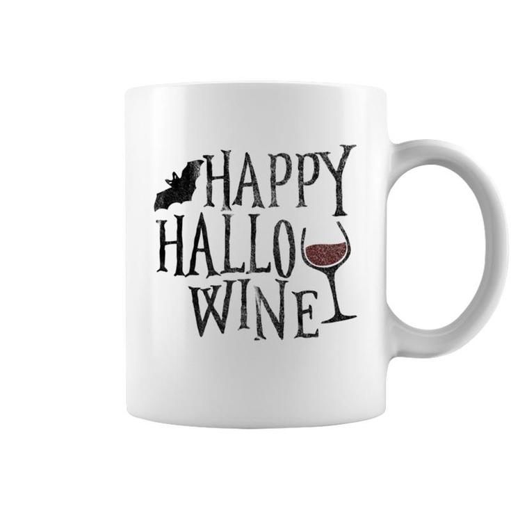 Happy Hallowine  Wine Halloween Tee Coffee Mug