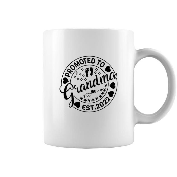 Happy Mothers Day Promoted To Grandma 2022 Circle Great Coffee Mug