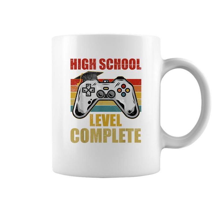 High School Level Complete Gamer Class Of 2022 Graduation  Coffee Mug
