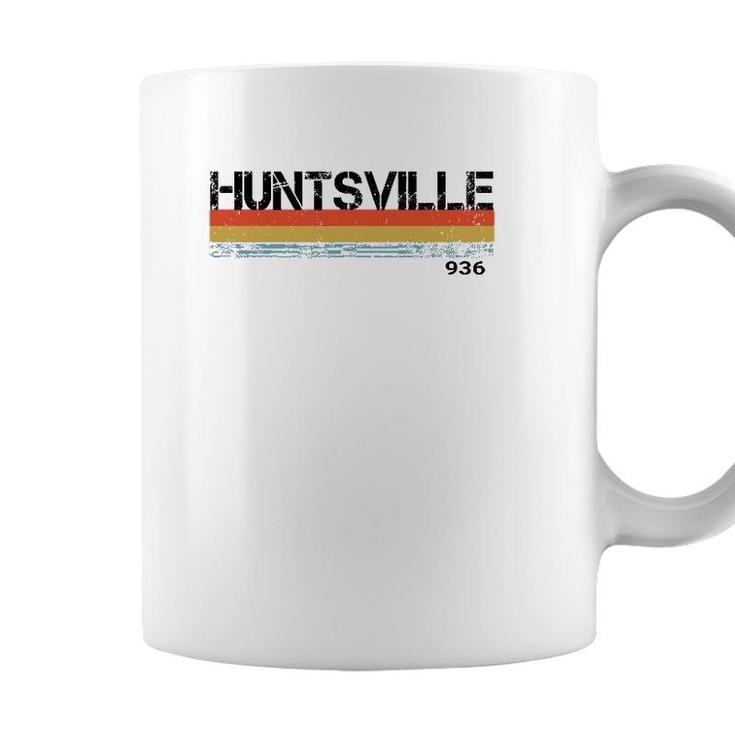 Huntsville Texas City Retro Vintage Stripes Gift & Souvenir Coffee Mug