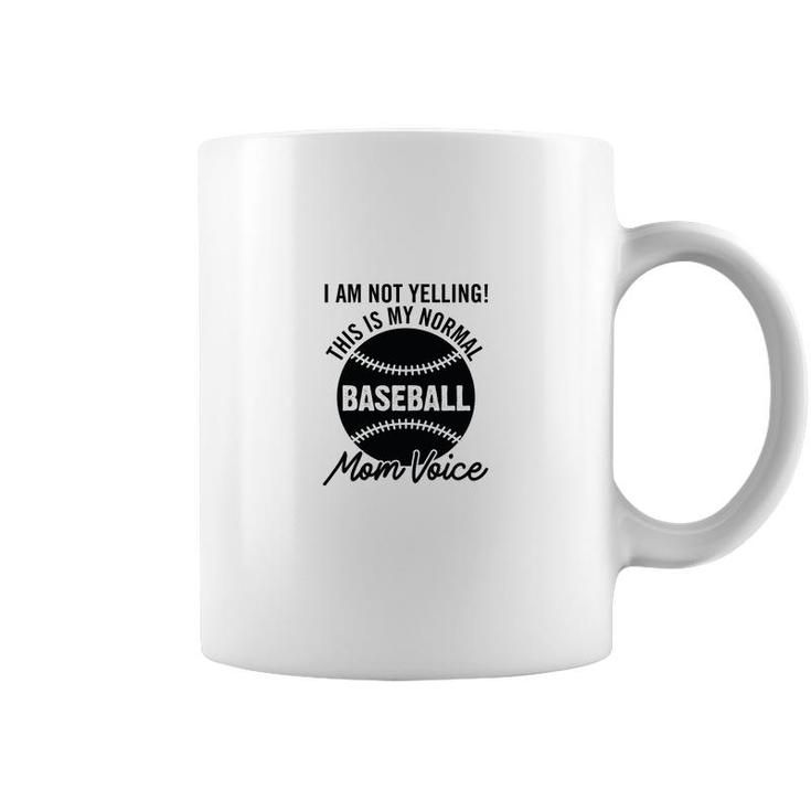 I Am Not Yelling This My Normal Black Graphic Coffee Mug