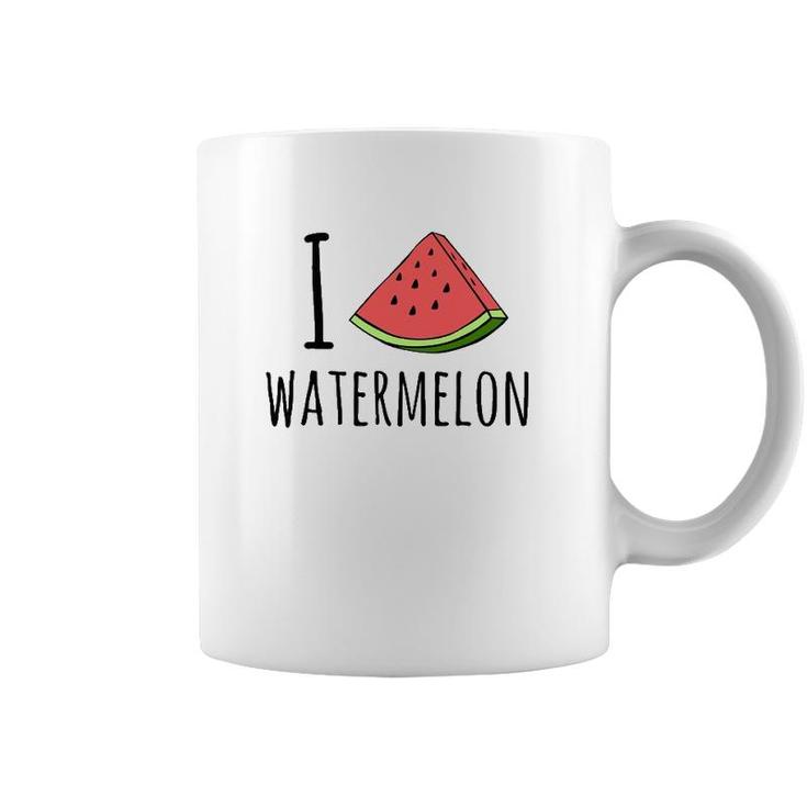 I Love Watermelon  Watermelon Lover Coffee Mug