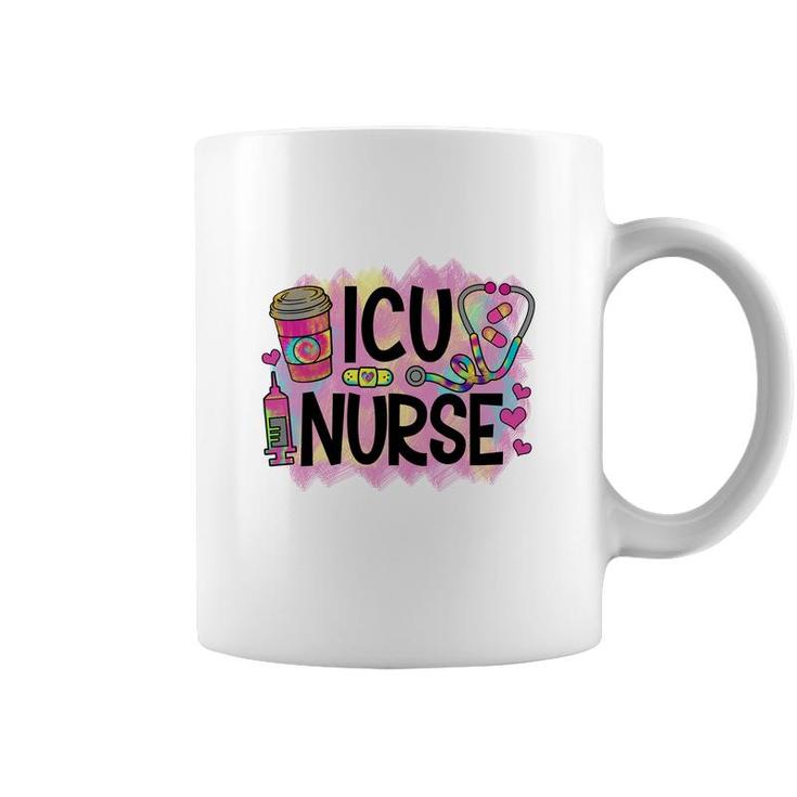 Icu Nurse Nurses Day Colorful 2022  Coffee Mug