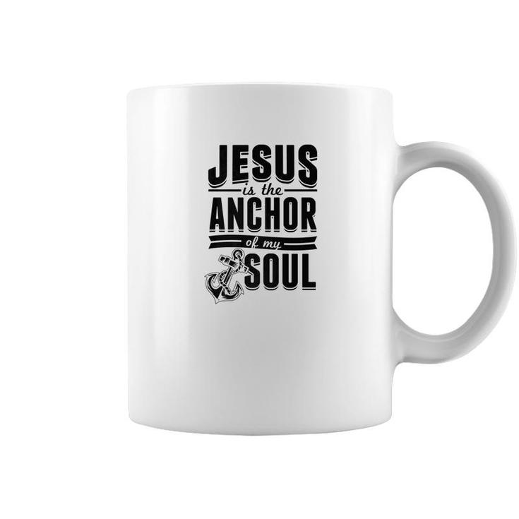 Jesus Is The Anchor Funny Christian Gift Bible Quote Coffee Mug