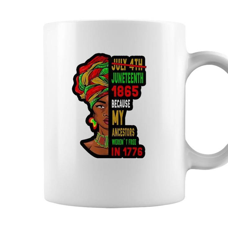 July 4Th Juneteenth 1865 Present For African American Coffee Mug