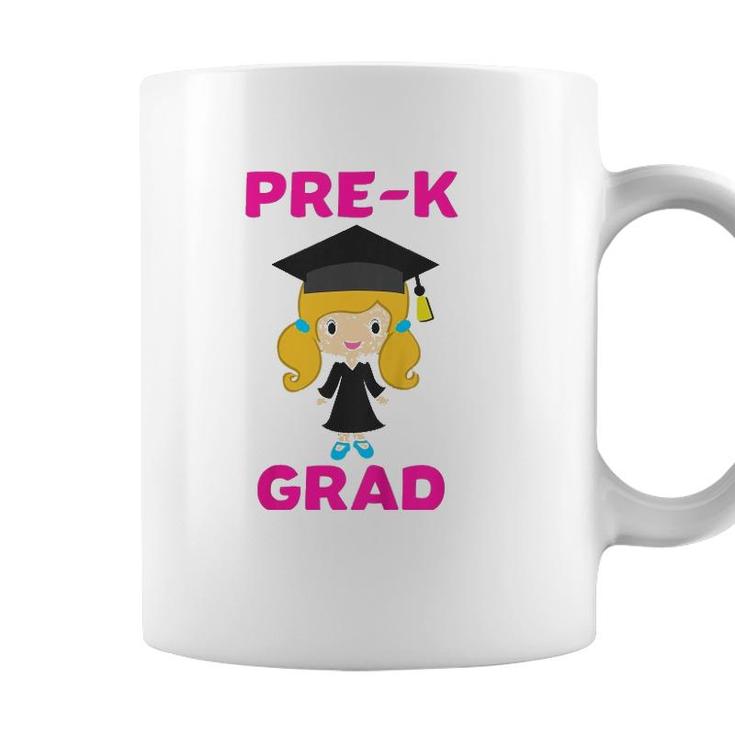 Kids Cute Preschool Pre-K Graduation Gift Girls Graduate Coffee Mug