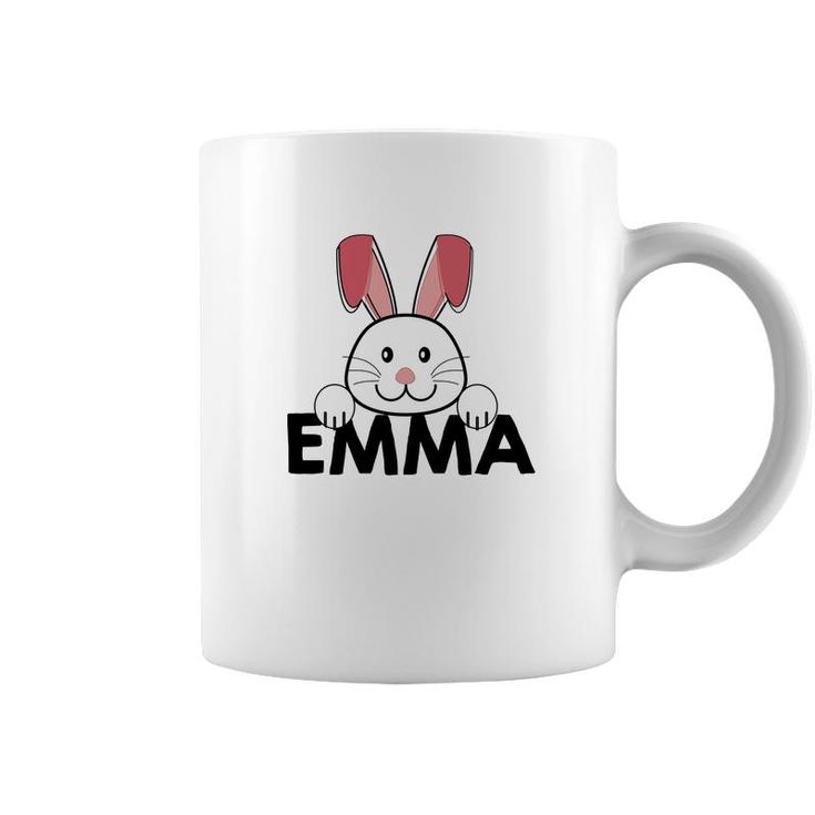 Kids Easter Bunny Egg Hunt Customized Emma Coffee Mug