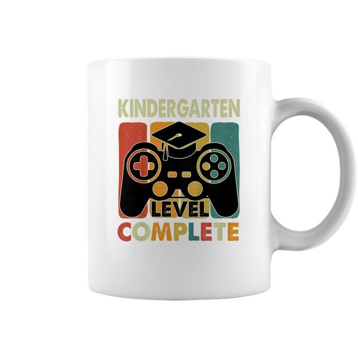 Kids Kids Kindergarten Level Complete Graduation Gamer Boys  Coffee Mug