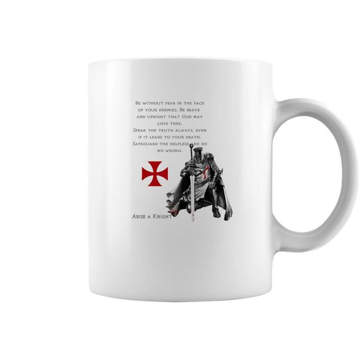 Knights Templar Warrior For Jesus And God Bible For Faith Premium Coffee Mug