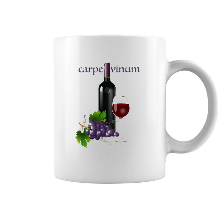 Latin Phrase - Carpe Vinum Seize The Wine Coffee Mug